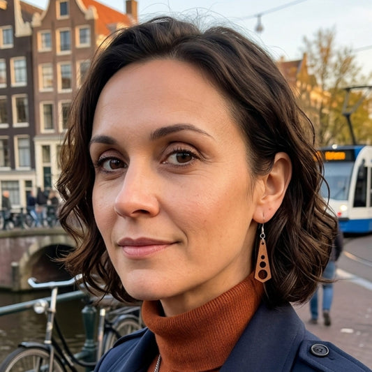 B1S pendientes HuluWood OnlyWood modelo ciudad